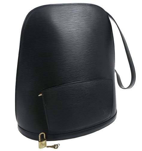 louis vuitton black epi leather gobelins backpack bag